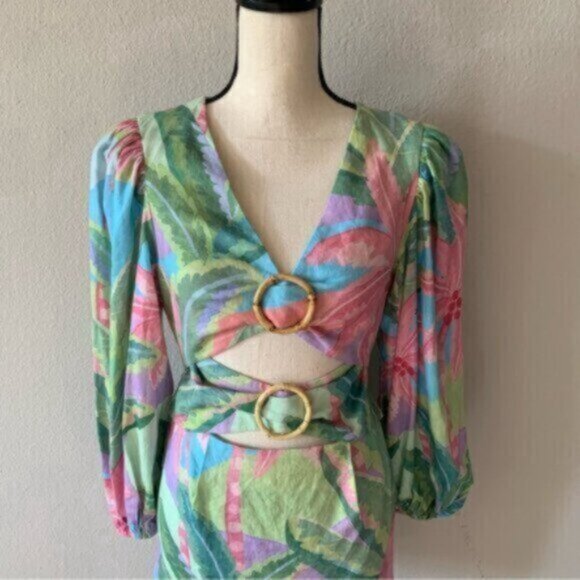 NWT Farm Rio Beach Vibe Mini Dress - Picture 5 of 11